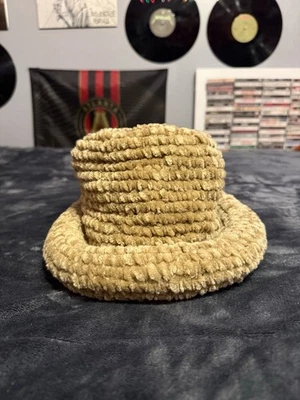 Sombrero Cubo Marrón Claro Difuso Mezcla Lana | Acogedor Estilo Invierno Unisex Foto 1 de 4