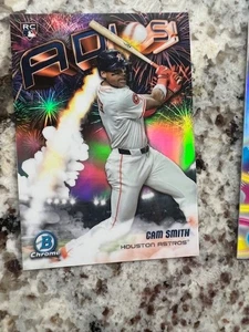 2025 BOWMAN CHROME ADIOS INSERT ROOKIE CARD HOUSTON ASTROS CAM SMITH #AD-18 - Picture 1 of 1