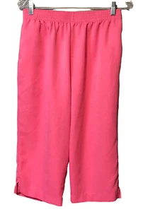 BonWorth Pink Pull-On Capri Pocket Pants Petite Size PM - Picture 1 of 8