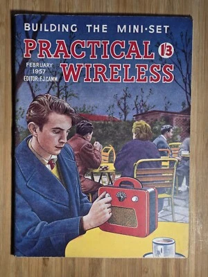 Practical Wireless - magazine / February 1957 - Vintage - Image 1 of 2