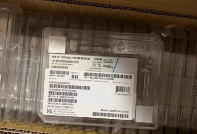Intel SSD DC P4510 Series 2.0TB NVME U.2 SSDPE2KX020T8 Solid State Drive - Image 1 of 2