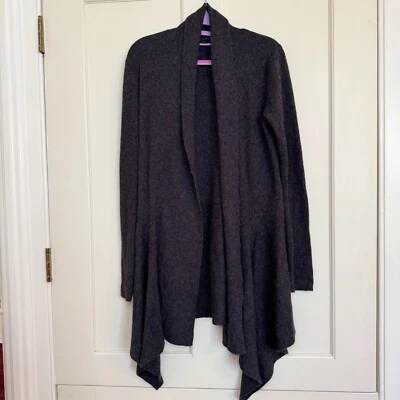 Allsaints Keld Cardigan 灰色羊驼羊毛开口前掸子毛衣 尺寸 M — 第 1/4 张图片