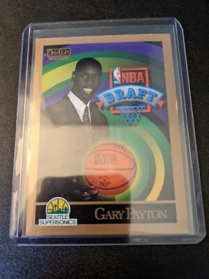 1990-91 Skybox Inaugural Basketball Pack Fresh MINT Rookie RC Gary Payton Sonics - Image 1 of 2