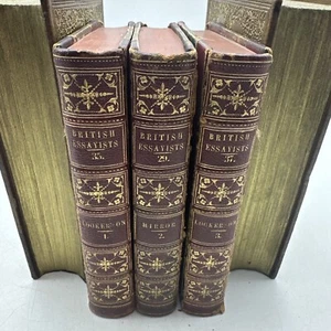 3 Vol. The British Essayists With Prefaces By A. Chalmers- 1856! - 13 - Imagen 1 de 18