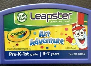 Leapster CRAYOLA ART ADVENTURE  Cartridge by Leap Frog Leapfrog 