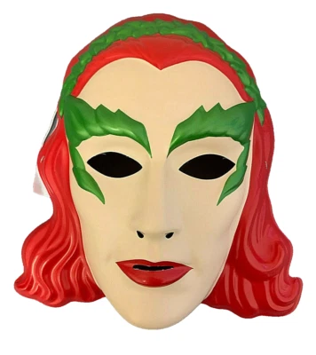 POISON IVY HALLOWEEN MASK PVC CHILD SIZE - Image 1 of 3