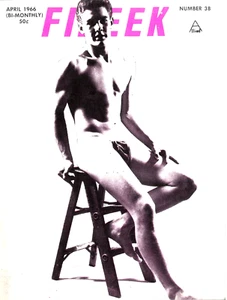Fizeek No.38 April 1966, w/Bulletin 32, Vantage Male Beefcake Magazine - Imagen 1 de 2
