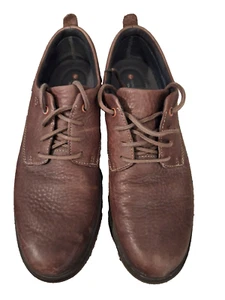 Clark’s Unstructured Men’s Brown Leather Lace Up Shoes Size 12 M  26137 Comfort - Picture 1 of 7