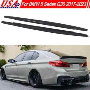 Fits 19-2024 BMW G20 330i M340i Gloss Black AC Style Side Skirt Extension Panel - Picture 1 of 11