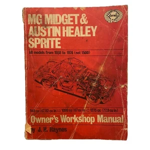 Haynes MG Midget Owners Workshop Manual 1958 to 1974 & AH Sprite Repair Book - Picture 1 of 10