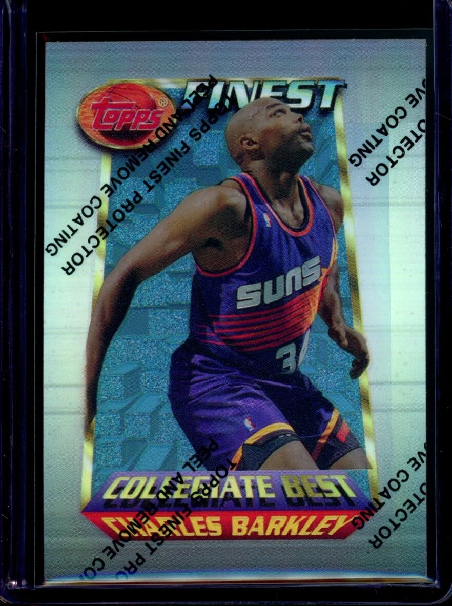 1995-96 Topps Finest Collegiate Best #275 Charles Barkley Refractor w/ Coating