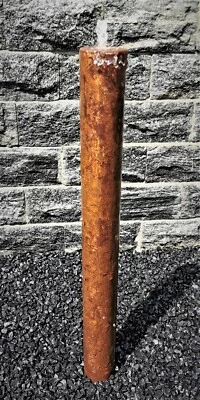 Säulenbrunnen 100 / 10 cm rund Cortenstahl Roststahl incl. LED Gartenbrunnen - Bild 1 von 2