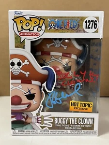 JEFF WARD SIGNED ONE PIECE LIVE ACTION BUGGY THE CLOWN HOT TOPIC FUNKO JSA - Picture 1 of 6
