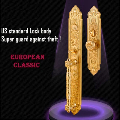 Gove New Luxurious Mortise Lock Entry Entrance Front Gate Door Handle Lockset