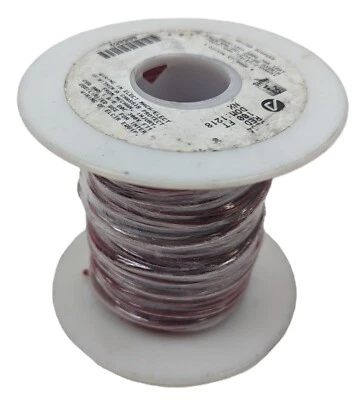 100英尺Alpha 3254 RD005钩线绞线7x24 16AWG红色PVC UL1061 300V全新 — 第 1/3 张图片