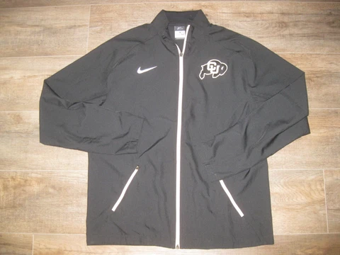 Colorado Buffaloes Nike Dri-Fit NCAA College Full Zip Jacket XL Team Black ! Cover