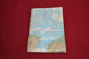VINTAGE MGB TOURER AND GT HANDBOOK 1976 * GOOD CONDITION * PAGES CLEAN - Imagen 1 de 11