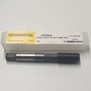 Grifo formador de rosca KENNAMETAL M12x1,75 chaflán de fondo métrico HSS - Imagen 1 de 2
