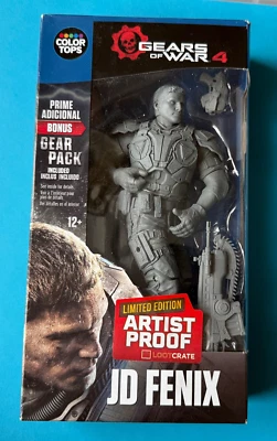 MC FARLANE GEARS OF WAR JD FENIX A PRUEBA DE ARTISTA COLOR TOPS FIGURA NUEVA Y SELLADA Foto 1 de 4
