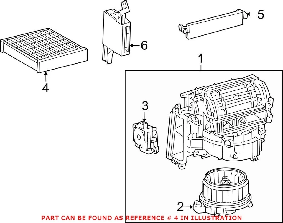 Elemento refinador de filtro de aire de cabina limpio original OEM para Lexus 8713950100 Foto 1 de 1