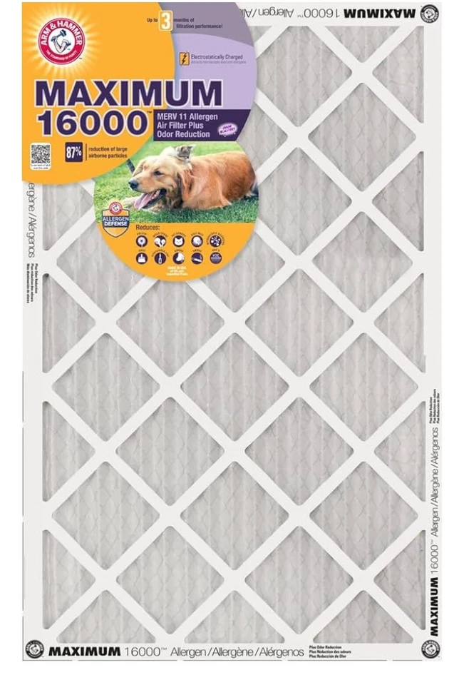 Paquete de 4 alérgenos y olores Arm & Hammer 14x25x1 16000 Foto 1 de 1