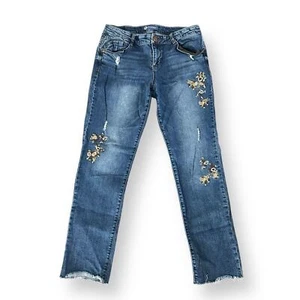 Jeans Democrazia "Flex-ellent" ricamato floreale - Foto 1 di 6