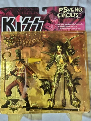 Kiss Psycho Circus Gene Simmons The Ring Master Action Figure 2 Pack McFarlane Cover