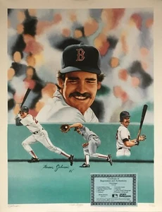 Wade Boggs - Red Sox Print (1986) - New, 20" x 26" Licensed Collectible - Picture 1 of 6