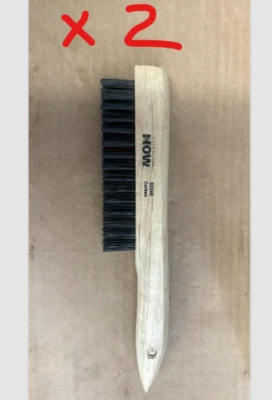 (LOTE de 2) Cepillo de Alambre Acero al Carbono Rígido - Mango de Madera - Distribución Ahora 83566 Foto 1 de 3