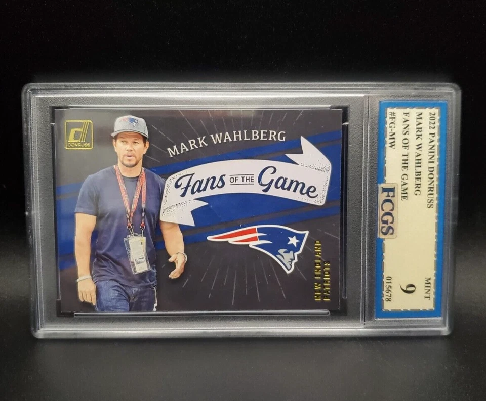 Mark Wahlberg #FG-MW (2022) Panini Donruss Fans of the Game - Graded 9 [FCGS] - Image 1 of 3