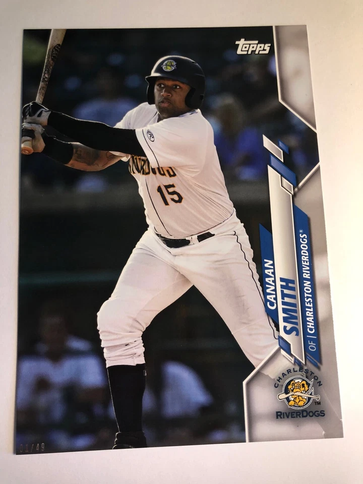 2020 Topps Pro Debut Jumbo 5x7 Canaan Smith RiverDogs PD94 03/49 - Image 1 of 1