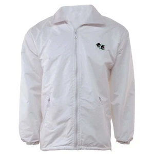 Mens Long Sleeve Fleece Lined Zip up Jacket Zip Pocket Hooded Bowling jacket - Picture 1 of 3