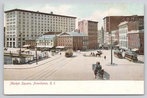 Marktplatz Providence RI Rhode Island UDB unbestellte Postkarte - Bild 1 von 2