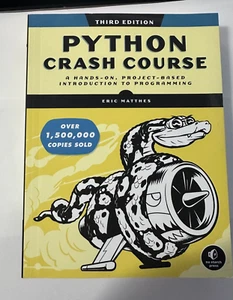 Python Crash Course A Hands-On Project Based Introduction to Programming - Used - Picture 1 of 10