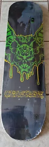 NEW Classic Creature Concave Skateboard - Bat - Deck Only Wrapped NOS Green - Foto 1 di 6