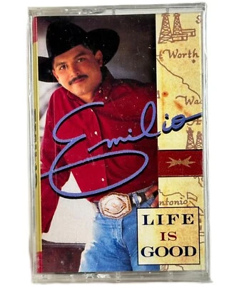 EMILIO NAVAIRA life is good Cassette Tape Nuevo Sellado 1995 Latin Rara Musica  - Image 1 of 4