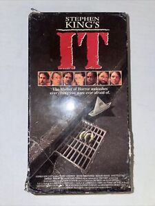 Warner VHS - Stephen King's IT 1993 Tim Curry Clown Horror