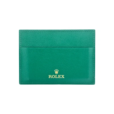 Rolex Kartenetui Kartenhalter Grün Ref. 4119209.05 cardholder card case green - Bild 1 von 4