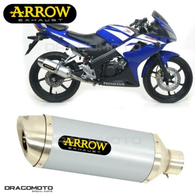 Silenziatore HONDA CBR 125 R 2006 2007 ARROW ALU THUNDER Foto 1 de 4