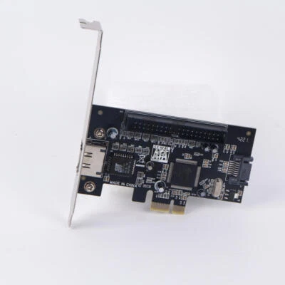 2 Port Express Adapter Converter Card SATA II 2.0 RAID & 1 IDE 3.5" PCI-E PCI - Image 1 of 4
