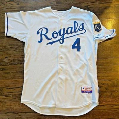Camiseta deportiva local Royals Cool Base Alex Gordon auténtica serie mundial 2015 talla 48 Foto 1 de 4