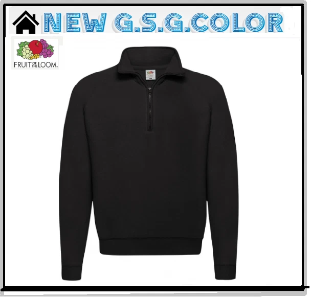 Suéter Hombre Sudadera Con 1/2 Cremallera Classic FRUIT OF THE LOOM - Imagen 1 de 1