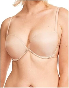 Sujetador Wonderbra Mujer Efecto Completo Escote Piel Beige NUEVO - Imagen 1 de 3