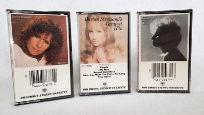 (x3) Barbara Streisand Cassettes: Memories, Greatest Hits 1 & 2 - ALL 3 SEALED - Image 1 of 4