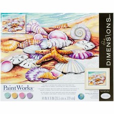 Paint Works Paint By Number Kit 11"X14"-Shells -91526