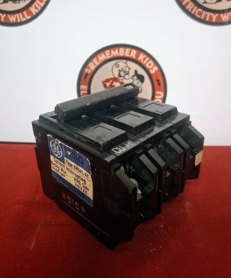 GE THQB32030 30Amp, 240V 3 Pole Bolt- On Circuit Breaker SHIPS SAME DAY - Image 1 of 2