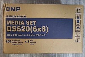 DNP DS620 6x8 Media Kit (DS6206X8), 2 rolls per box - Picture 1 of 5