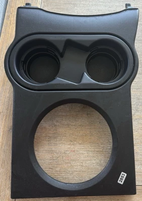 04 - 08 Mitsubishi Endeavor Center Console Cup Holder Shifter Bezel Black OEM - Image 1 of 4