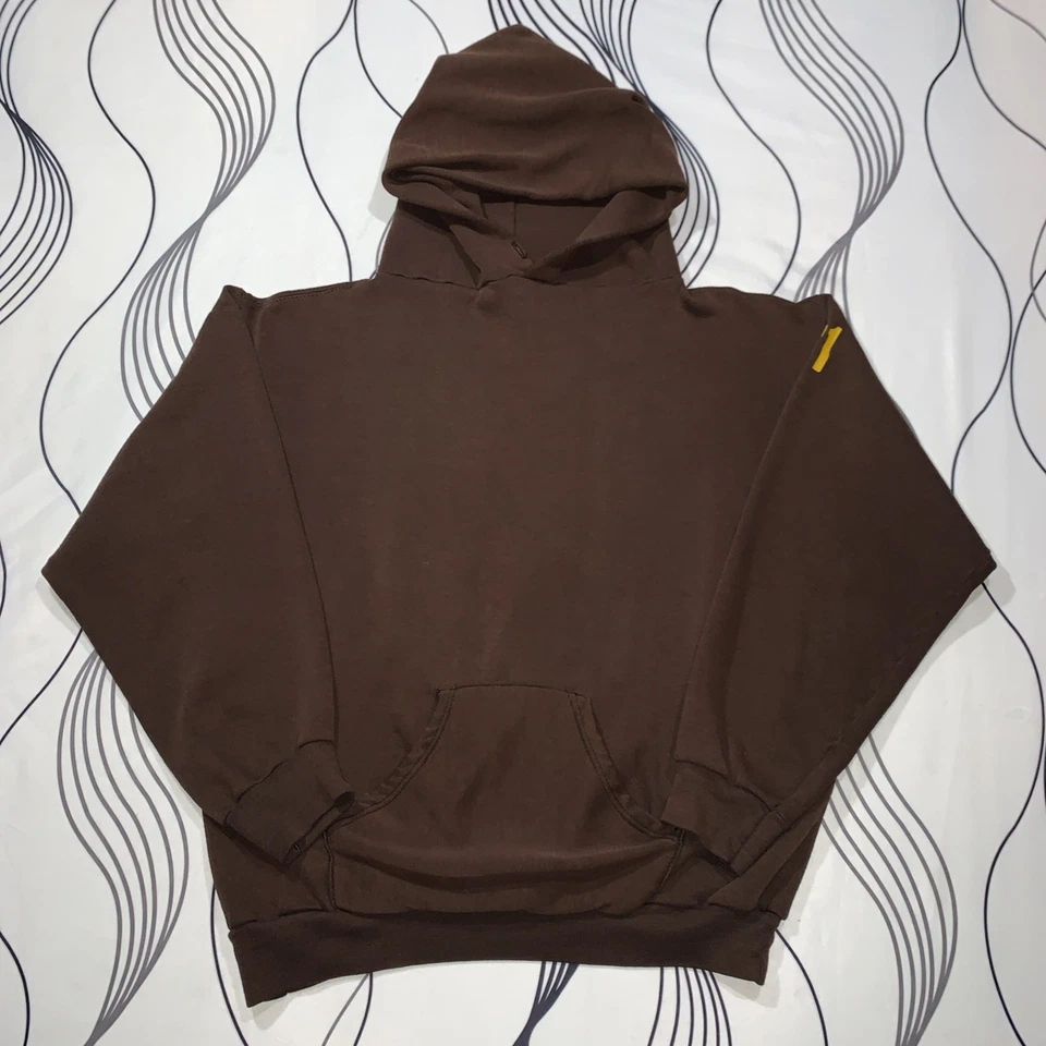 True Vintage 70s Russell Athletic Brown Hoodie Large Canton Soccer Rare Brown - Image 1 of 4