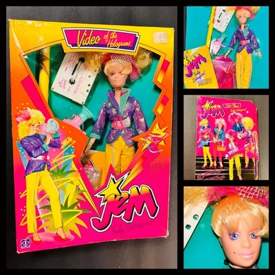 VHS Cámara Cassette Muñeca Vintage Original Hasbro Años 80 Dibujos Animados '86 VIDEO Jem Hologramas Foto 1 de 4